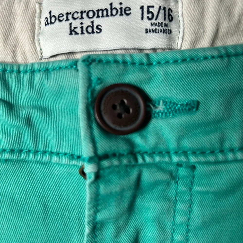 Abercrombie‎ and Fitch kids boys size 15/16mint green shorts like new
